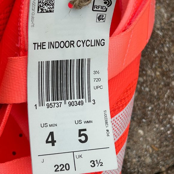 Adidas “The Indoor Cycling” Unisex Cycling Shoe – Men 4 – Women 5 – New - Picture 10 of 11